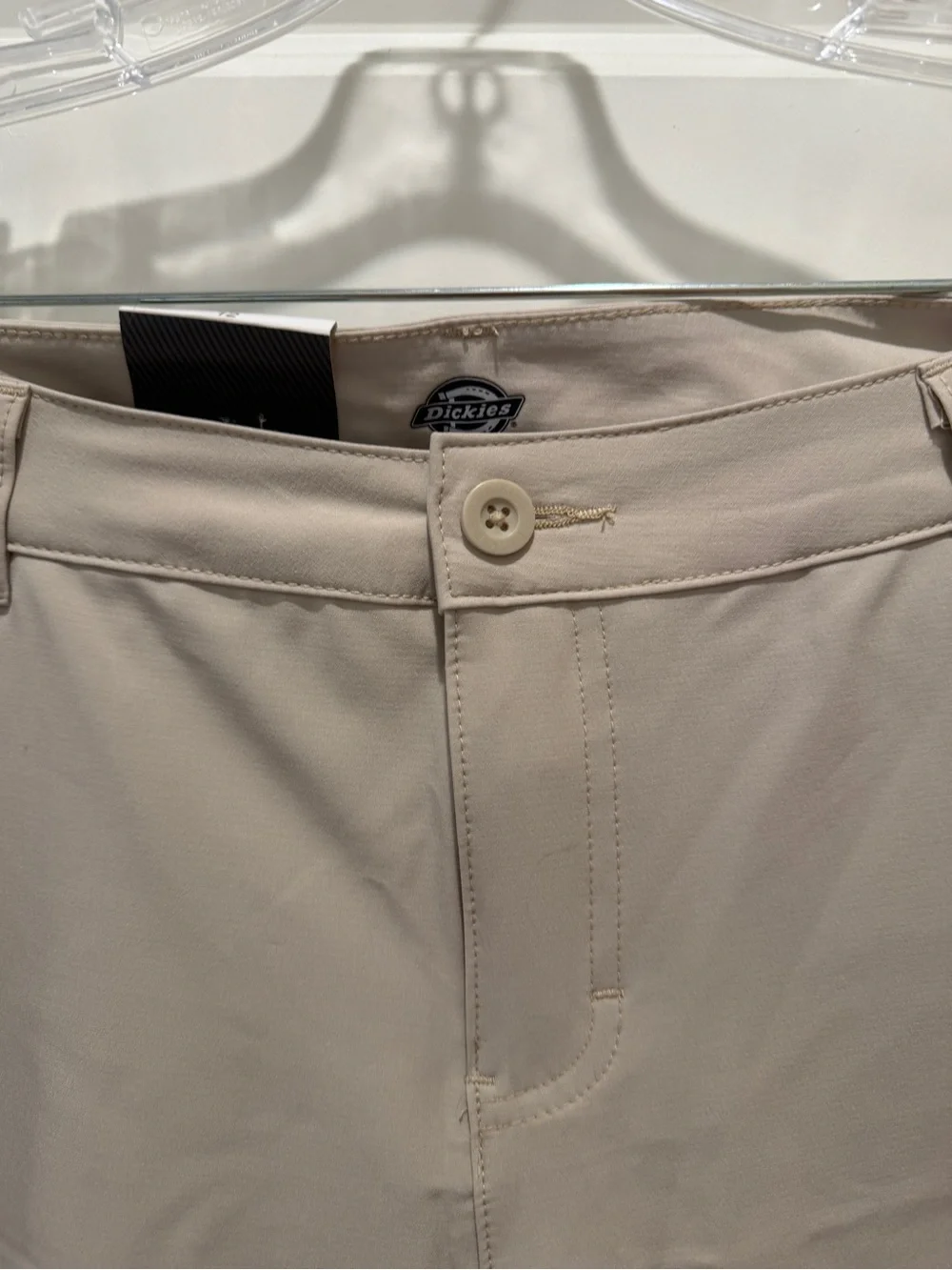 Women’s Dickies Performance Stretch Shorts - Light Beige